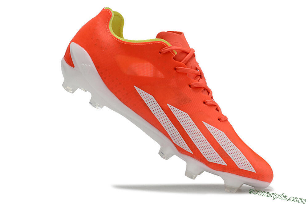 Adidas X Crazylight+ FG Low-Tops Football Boots - Red/White/Yellow 4