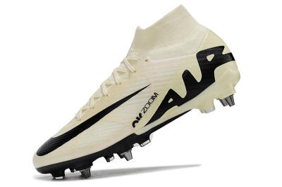 Nike Air Zoom Mercurial Superfly 9 Elite SG High-Tops Football Boots - Beige/Black/White