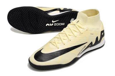 Nike Air Zoom Mercurial Superfly 9 Elite IC High-Tops Football Shoes - Beige/Black/White