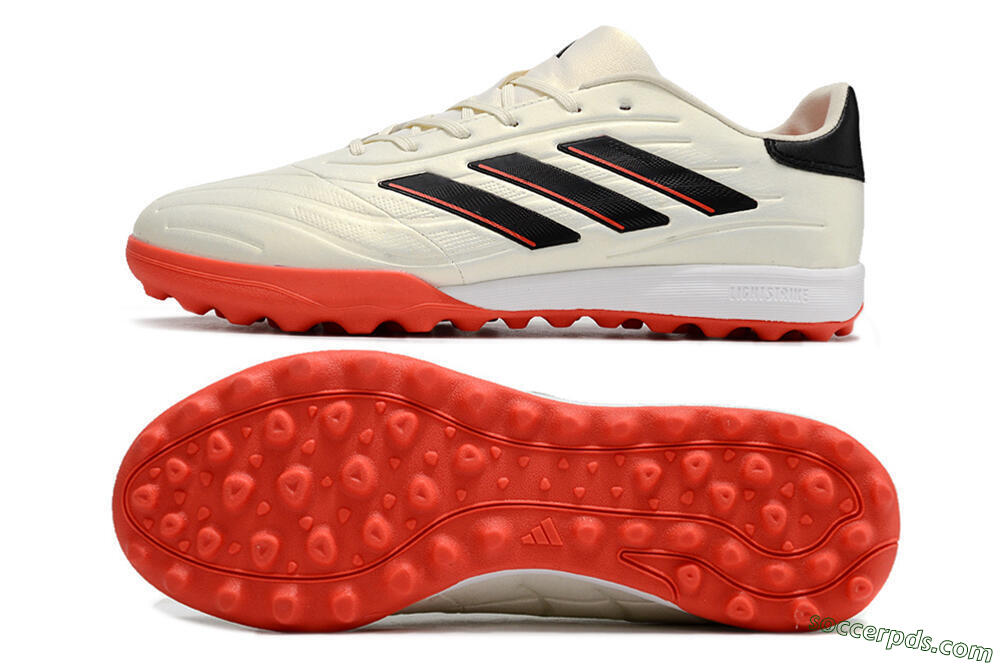 Adidas Copa Pure.3 TF Low-Tops Football Shoes - White/Black/Red 0