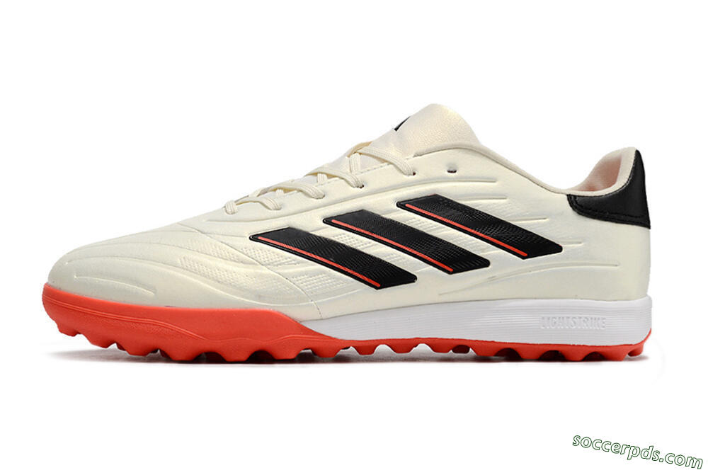 Adidas Copa Pure.3 TF Low-Tops Football Shoes - White/Black/Red 2
