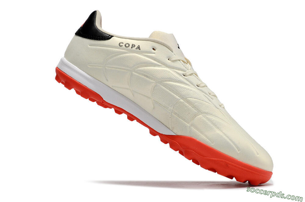 Adidas Copa Pure.3 TF Low-Tops Football Shoes - White/Black/Red 4