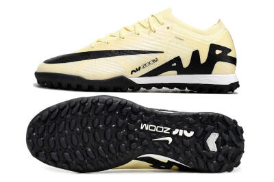 Nike Air Zoom Mercurial Vapor 15 Elite TF Low-Tops Football Shoes - Beige/Black/White