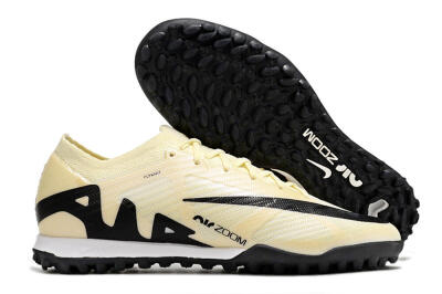 Nike Air Zoom Mercurial Vapor 15 Elite TF Low-Tops Football Shoes - Beige/Black/White