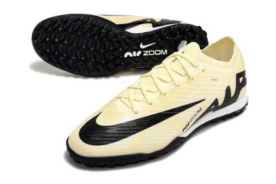 Nike Air Zoom Mercurial Vapor 15 Elite TF Low-Tops Football Shoes - Beige/Black/White