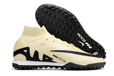 Nike Air Zoom Mercurial Superfly 9 Elite TF High-Tops Football Shoes - Beige/Black