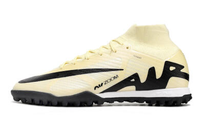 Nike Air Zoom Mercurial Superfly 9 Elite TF High-Tops Football Shoes - Beige/Black