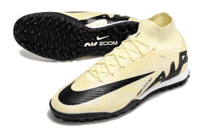 Nike Air Zoom Mercurial Superfly 9 Elite TF High-Tops Football Shoes - Beige/Black