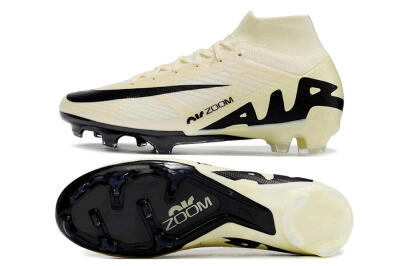 Nike Air Zoom Mercurial Superfly 9 Elite FG High-Tops Football Boots - Beige/Black