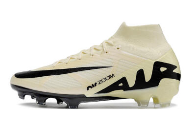 Nike Air Zoom Mercurial Superfly 9 Elite FG High-Tops Football Boots - Beige/Black