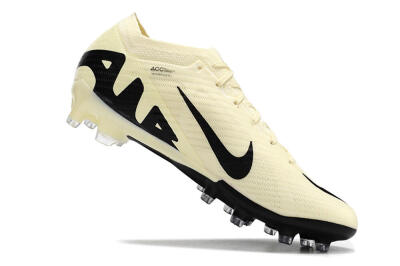 Nike Air Zoom Mercurial Vapor 15 Elite AG Low-Tops Football Boots - Beige/Black