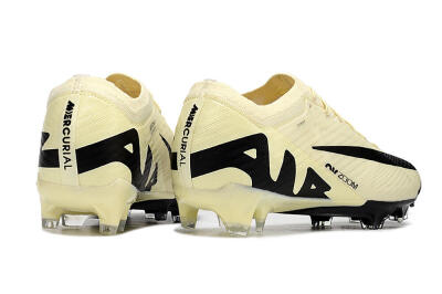 Nike Air Zoom Mercurial Vapor 15 Elite AG Low-Tops Football Boots - Beige/Black