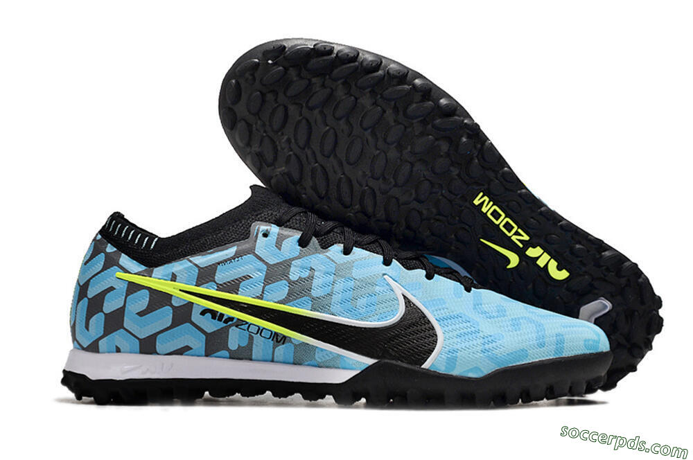 Nike Air Zoom Mercurial Vapor 15 Elite TF Low-Tops Football Shoes - Blue/White/Black 1