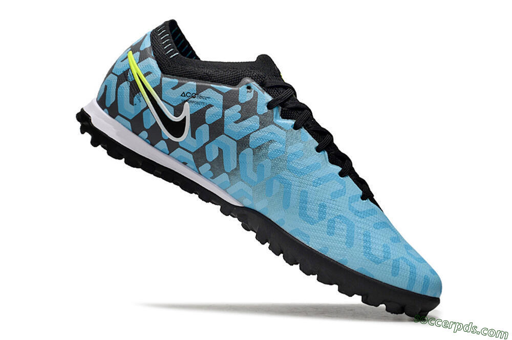 Nike Air Zoom Mercurial Vapor 15 Elite TF Low-Tops Football Shoes - Blue/White/Black 4