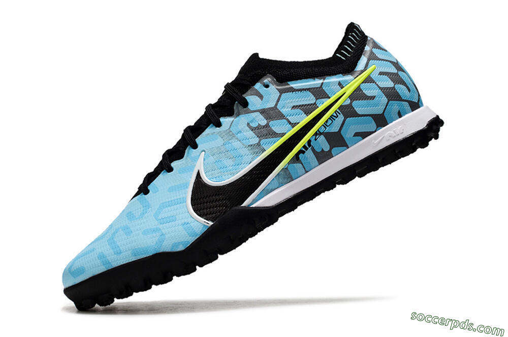 Nike Air Zoom Mercurial Vapor 15 Elite TF Low-Tops Football Shoes - Blue/White/Black 5