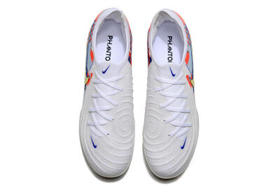 Nike Phantom Luna Elite NU TF Low-Tops Football Shoes - White/Red/Yellow/Blue