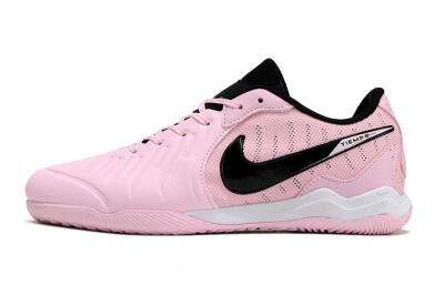 Nike Tiempo Legend 10 Pro IC Low-Tops Football Shoes - Pink/Black/White