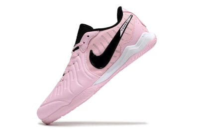 Nike Tiempo Legend 10 Pro IC Low-Tops Football Shoes - Pink/Black/White