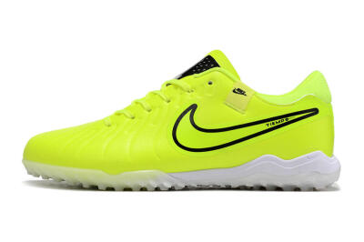 Nike Tiempo Legend 10 Pro TF Low-Tops Football Shoes - Yellow/Black/White