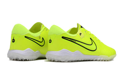 Nike Tiempo Legend 10 Pro TF Low-Tops Football Shoes - Yellow/Black/White