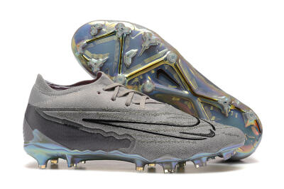 Nike Phantom GX Elite FG Low-Tops Football Boots - Grey/Black/Gold