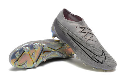 Nike Phantom GX Elite FG Low-Tops Football Boots - Grey/Black/Gold