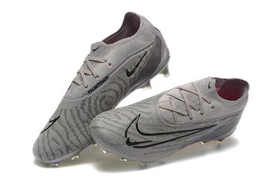 Nike Phantom GX Elite FG Low-Tops Football Boots - Grey/Black/Gold