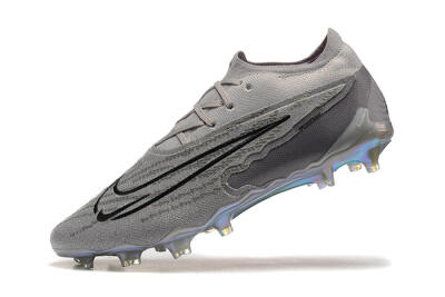 Nike Phantom GX Elite FG Low-Tops Football Boots - Grey/Black/Gold