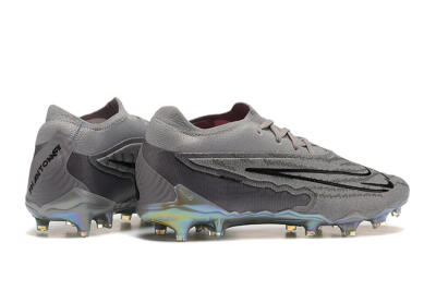 Nike Phantom GX Elite FG Low-Tops Football Boots - Grey/Black/Gold