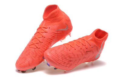 Nike Phantom Luna Elite UN FG High-Tops Football Boots - Red/Silver/Gold