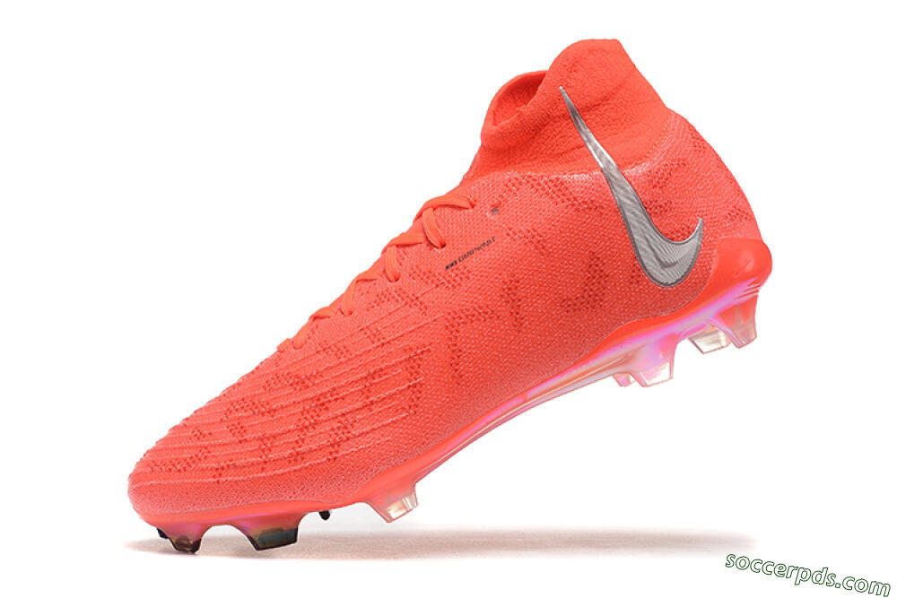 Nike Phantom Luna Elite UN FG High-Tops Football Boots - Red/Silver/Gold 8