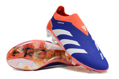 Adidas Predator Accuracy+ FG Low-Tops Football Boots - Blue/White/Red