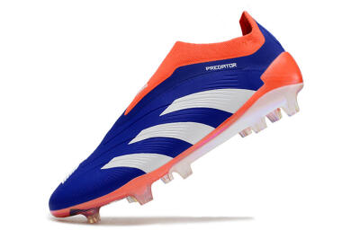 Adidas Predator Accuracy+ FG Low-Tops Football Boots - Blue/White/Red