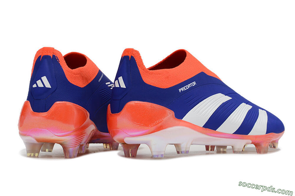 Adidas Predator Accuracy+ FG Low-Tops Football Boots - Blue/White/Red 6