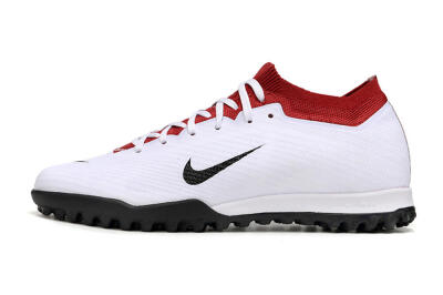 Nike Air Zoom Mercurial Vapor 15 Elite TF Low-Tops Football Shoes - White/Black/Red