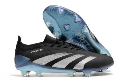 Adidas Predator Accuracy.1 FG Low-Tops Football Boots - Black/Silver/Blue