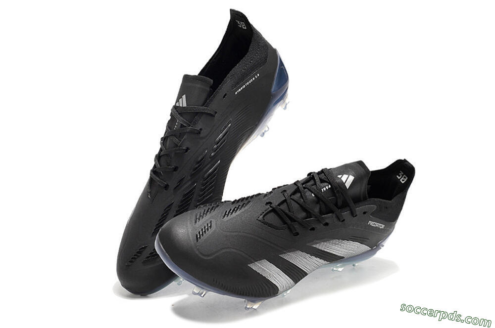 Adidas Predator Accuracy.1 FG Low-Tops Football Boots - Black/Silver/Blue 3
