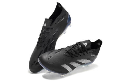 Adidas Predator Accuracy.1 FG Low-Tops Football Boots - Black/Silver/Blue