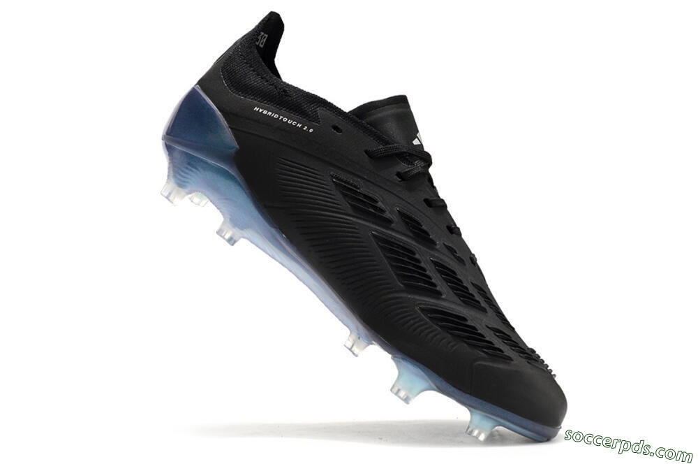 Adidas Predator Accuracy.1 FG Low-Tops Football Boots - Black/Silver/Blue 4