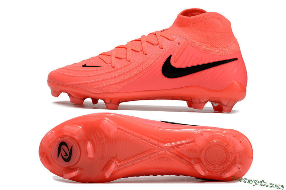 Nike Phantom Luna 2 Elite LV8 FG High-Tops Football Boots - Red/Black/Pink 0