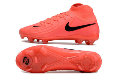 Nike Phantom Luna 2 Elite LV8 FG High-Tops Football Boots - Red/Black/Pink
