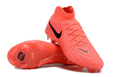 Nike Phantom Luna 2 Elite LV8 FG High-Tops Football Boots - Red/Black/Pink
