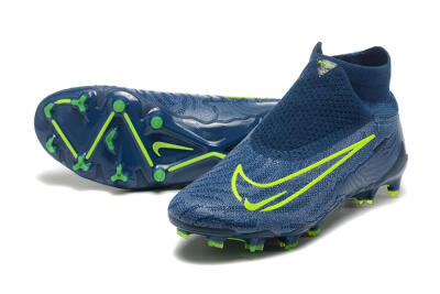 Nike Phantom GX Elite FG High-Tops Football Boots - Blue/Yellow