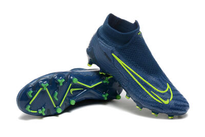 Nike Phantom GX Elite FG High-Tops Football Boots - Blue/Yellow