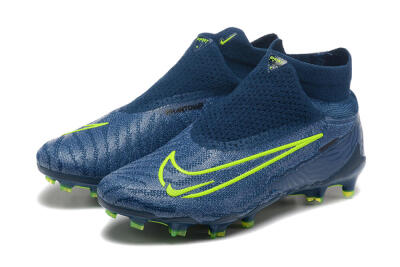 Nike Phantom GX Elite FG High-Tops Football Boots - Blue/Yellow