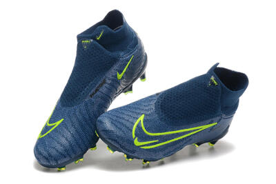 Nike Phantom GX Elite FG High-Tops Football Boots - Blue/Yellow