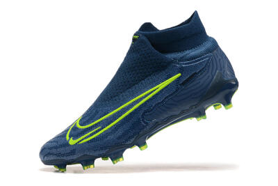 Nike Phantom GX Elite FG High-Tops Football Boots - Blue/Yellow
