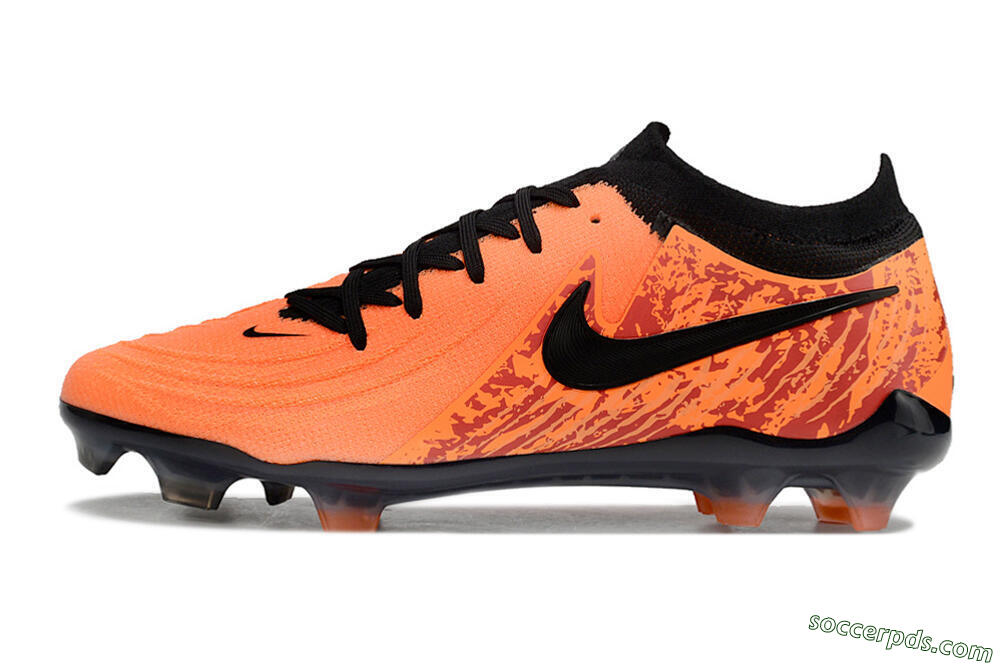 Nike Phantom Luna Elite FG Low-Tops Football Boots - Orange/Red/Black 2