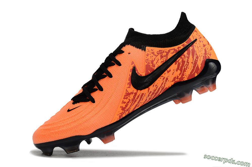 Nike Phantom Luna Elite FG Low-Tops Football Boots - Orange/Red/Black 5