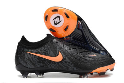 Nike Phantom Luna Elite FG Low-Tops Football Boots - Black/Orange/Grey